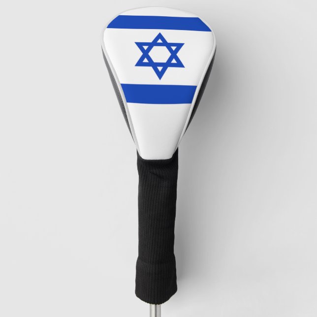 Israel Flag Golf Head Cover (Front)