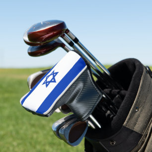 Israel flag golf head cover