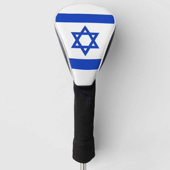 Israel Flag Golf Head Cover (Front)