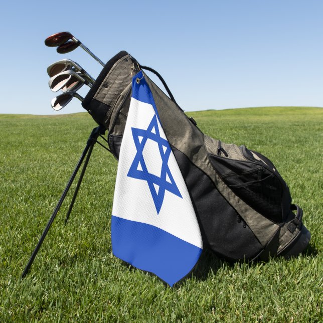 Israel flag golf towel (Green)