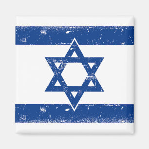 Israel Flag Grungge Magnet