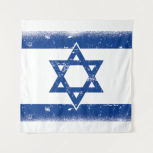 Israel Flag Grungge Tapestry