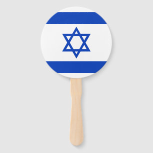 Israel Flag Hand Fan