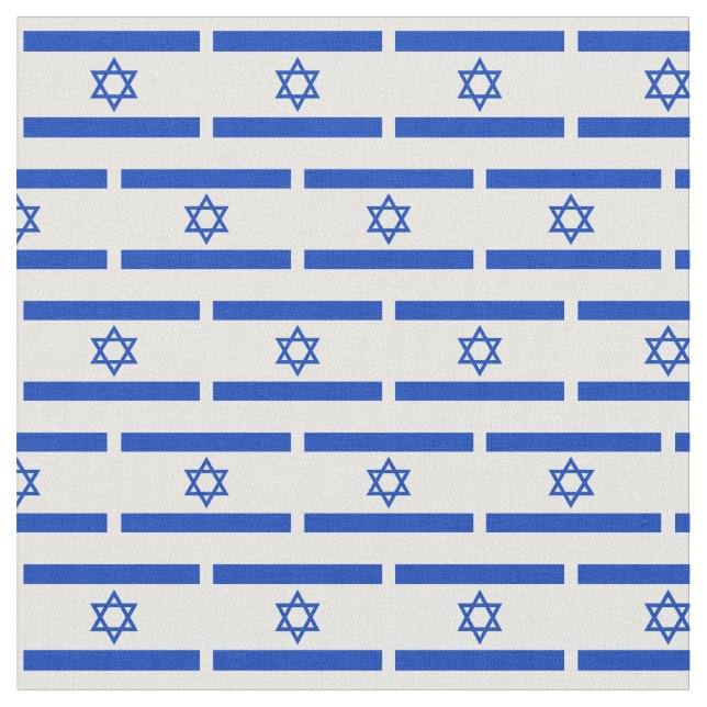 Israel Flag & Jewish Fabric /Israeli fashion (Close Up)