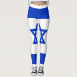 Israel Flag Leggings<br><div class="desc">Israel Flag</div>