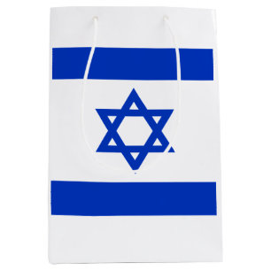 Israel Flag Medium Gift Bag