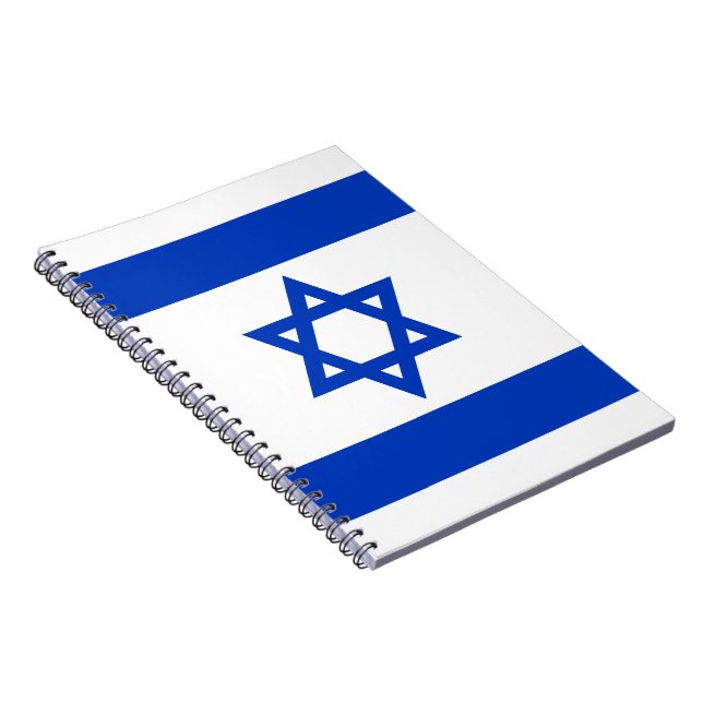 Israel flag modern patriotic notebook (Right Side)