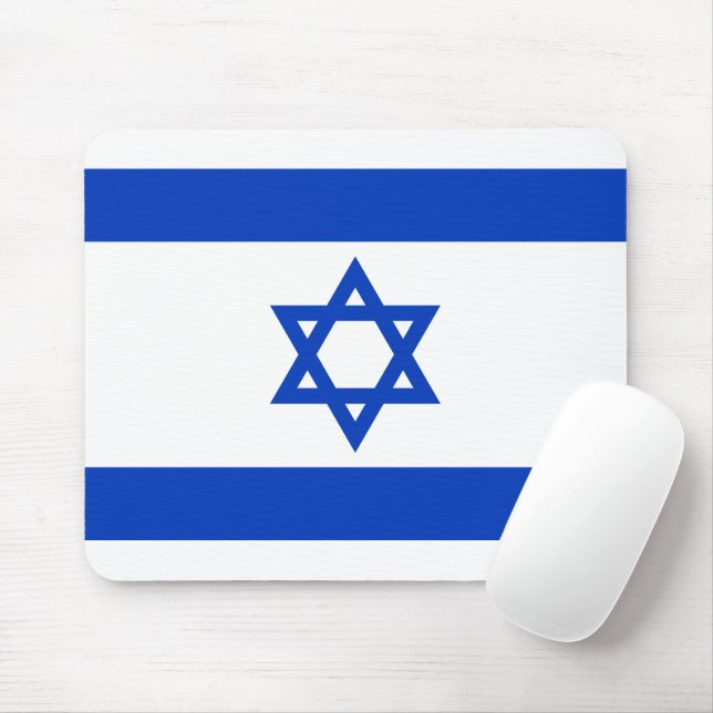 Israel flag mouse mat (With Mouse)