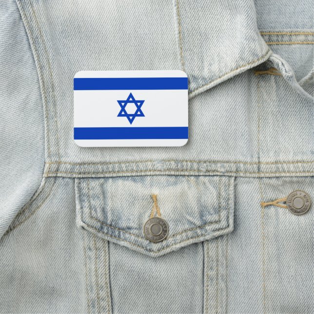 Israel flag name tag (In Situ)
