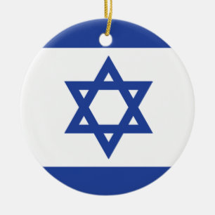 Israel Flag Ornaments