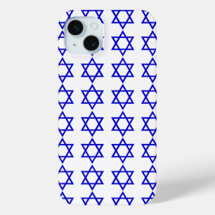 Israel flag pattern iPhone 15 mini case
