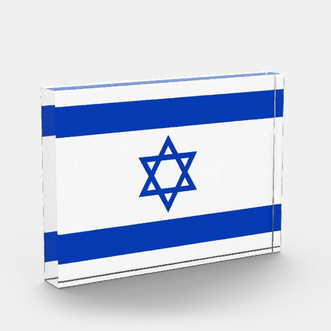 Israel Flag Photo Block (Left)