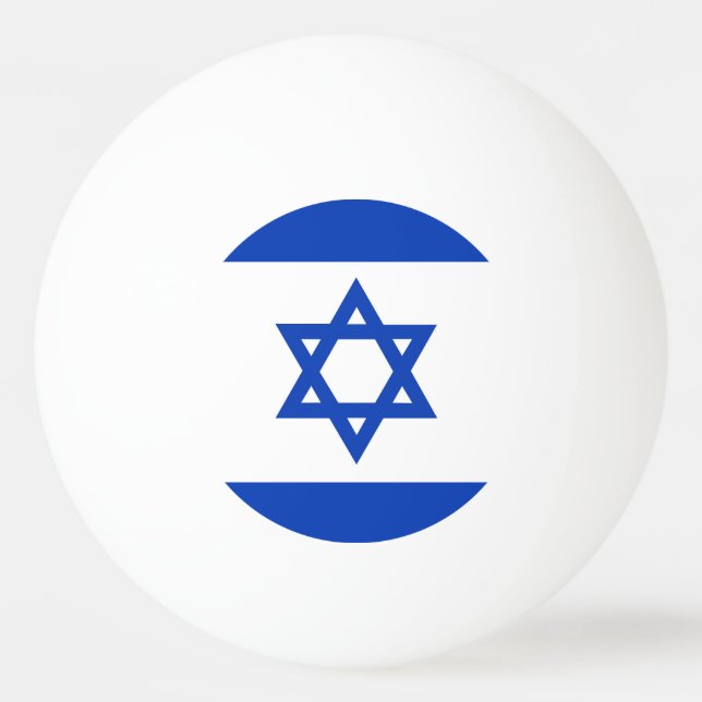 Israel flag ping pong ball (Front)