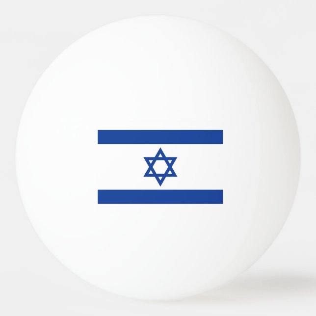 Israel flag ping pong balls for table tennis (Front)