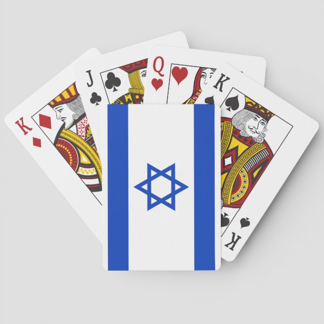 Israel Flag Playing Cards (Back)