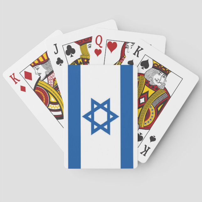 Israel Flag Playing Cards (Back)