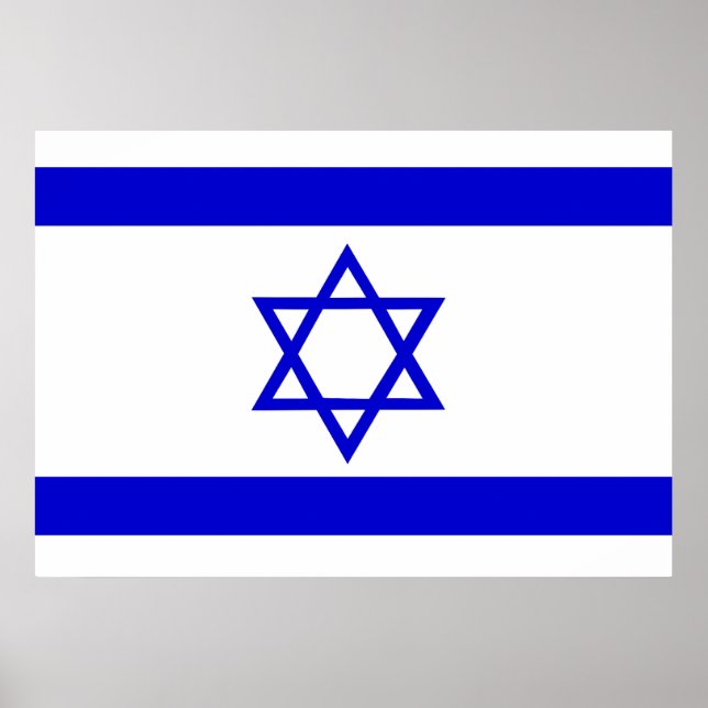 Israel Flag Poster (Front)