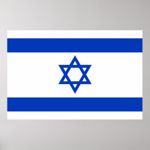 Israel flag  poster