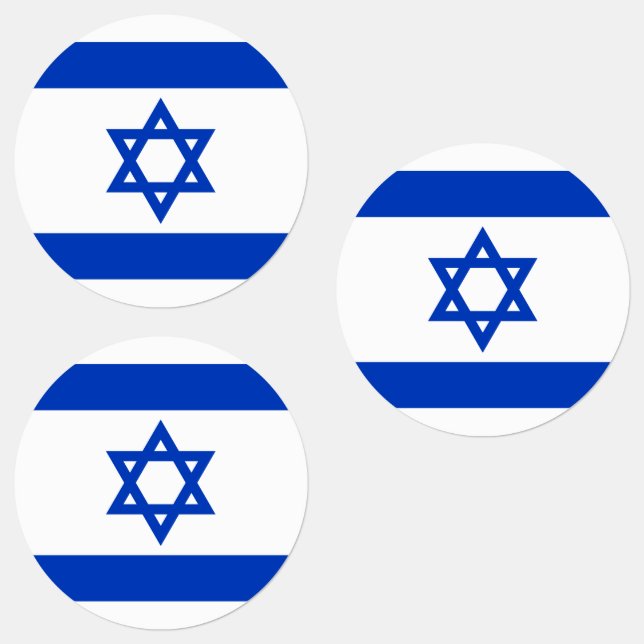 Israel flag round (Group)