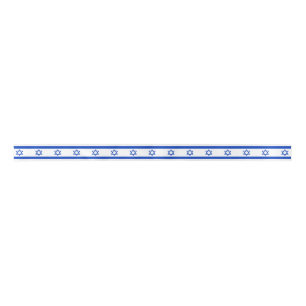 Israel Flag Satin Ribbon