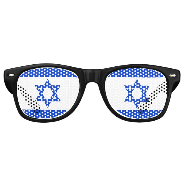 ISRAEL FLAG SUNGLASSES SHADES (Front)