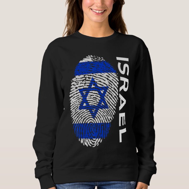 Israel Flag Team Jersey Sleeve Tee (Front)