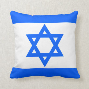 Israel Flag Throw Pillow