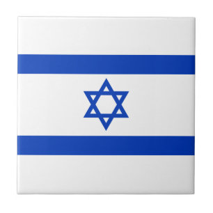 Israel flag  tile