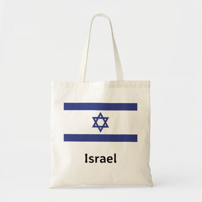 Israel Flag Tote Bag (Front)