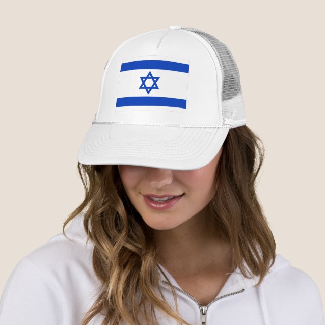 Israel flag trucker hat (In Situ)