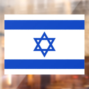 Israel flag window cling