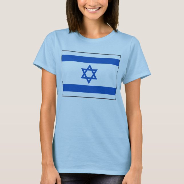 Israel Flag x Map T-Shirt (Front)