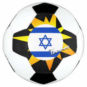 Israel Football & Israeli Flag / BANG