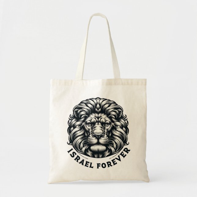 Israel Forever. Lion of Judea.  Tote Bag (Front)