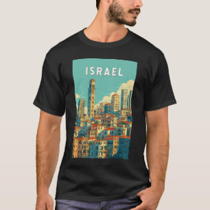 Israel Illustration Travel Art Vintage T-Shirt