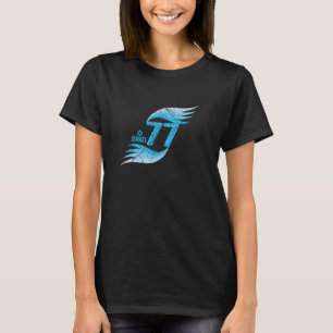 Israel Independence Day 77 Birthday Israeli Yom Ha T-Shirt