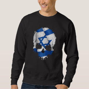 Israel Israeli Flag Jew Jewish Jerusalem Tel Aviv  Sweatshirt