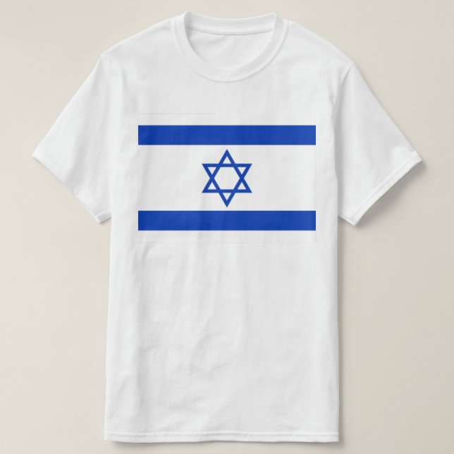 Israel, Israeli, Flag  Jewish, Star of David T-Shirt (Design Front)
