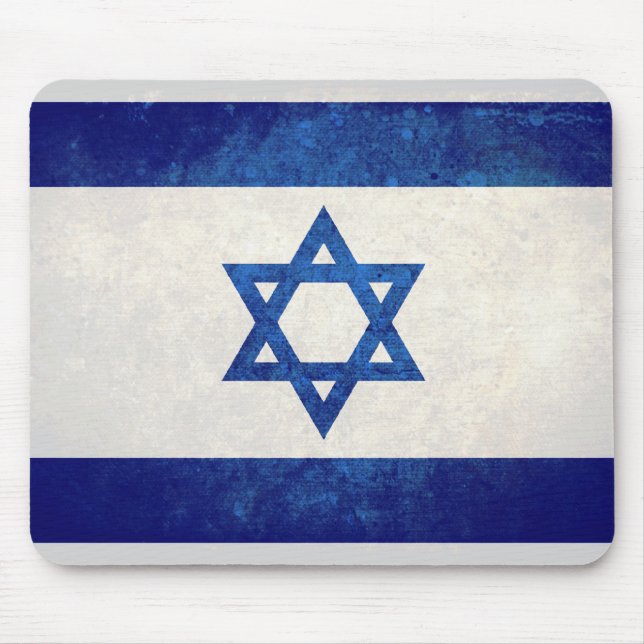 Israel; Israeli Flag Mouse Mat (Front)