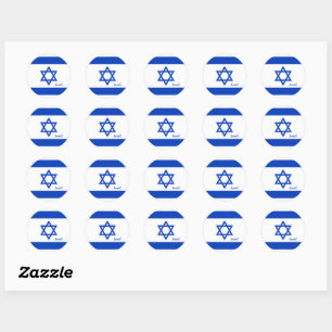 Israel & Israeli flag patriots, holiday / sports Classic Round Sticker