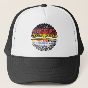 Israel Israeli German Germany Baum Wurzel Trucker Hat