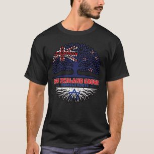 Israel Israeli New Zealander New Zealand Tree Root T-Shirt