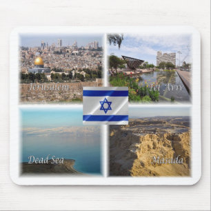 Israel Jerusalem Tel Aviv Mouse Mat