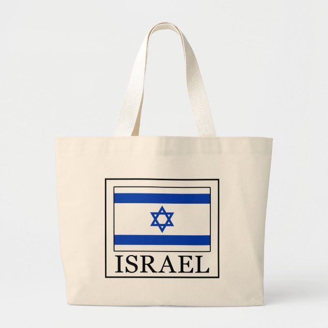Israel Large Tote Bag (Front)