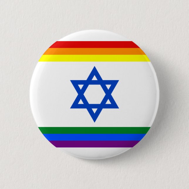 Israel LGBT Pride Button (Front)