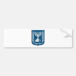 Israel National Emblem Bumper Sticker