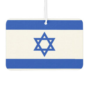 Israel National World Flag Car Air Freshener