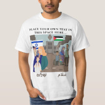 Israel - Palestine War "PEACE FAMILY" PERSONALIZED
