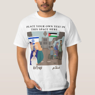 Israel - Palestine War "PEACE FAMILY" PERSONALIZED T-Shirt