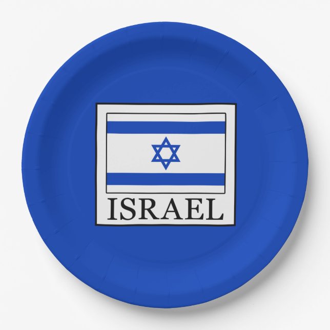 Israel Paper Plate (Front)